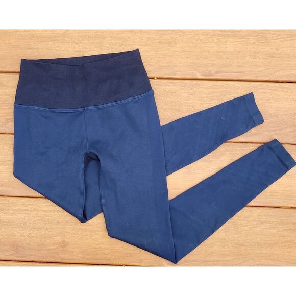 NWOT NUX NAVY COMPRESSION HIGH WAISTED LEGGINGS SIZE Medium - Picture 1 of 9